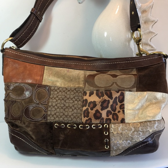 VINTAGE COACH BAG ANIMAL PRINT - Picture 16 of 16